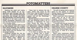1977 Fotomat Newsletter